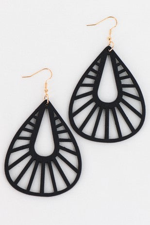Black Boho Earrings