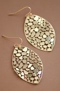 Metal Leaf Earrings