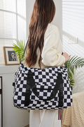 Checkered Travel Duffle
