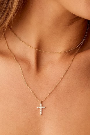 Cross Layer Necklace