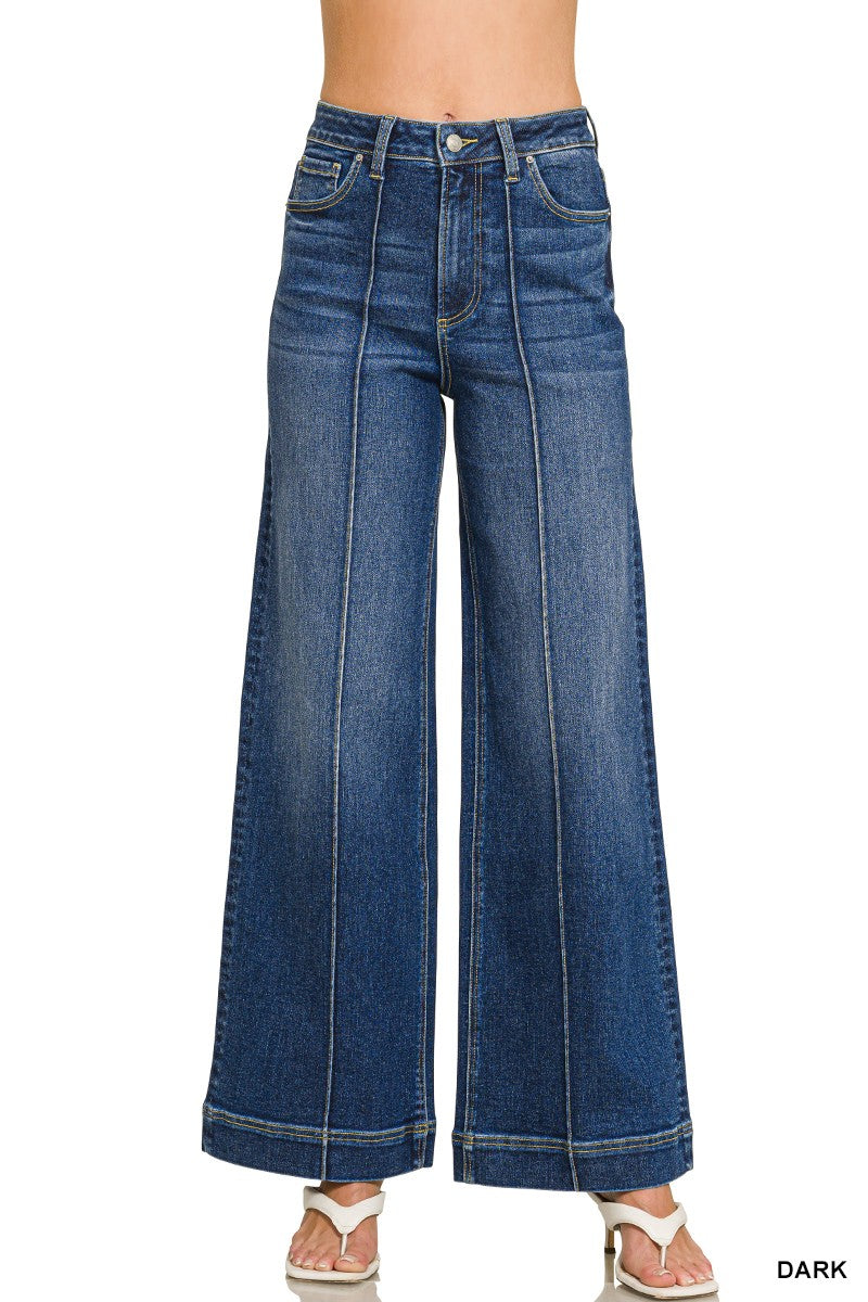 Pintuck Denim