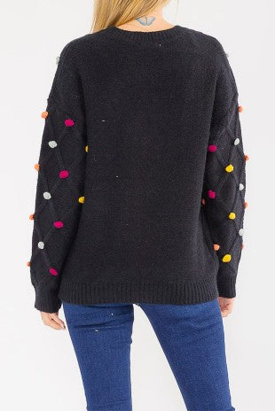 Pom Pom Sweater