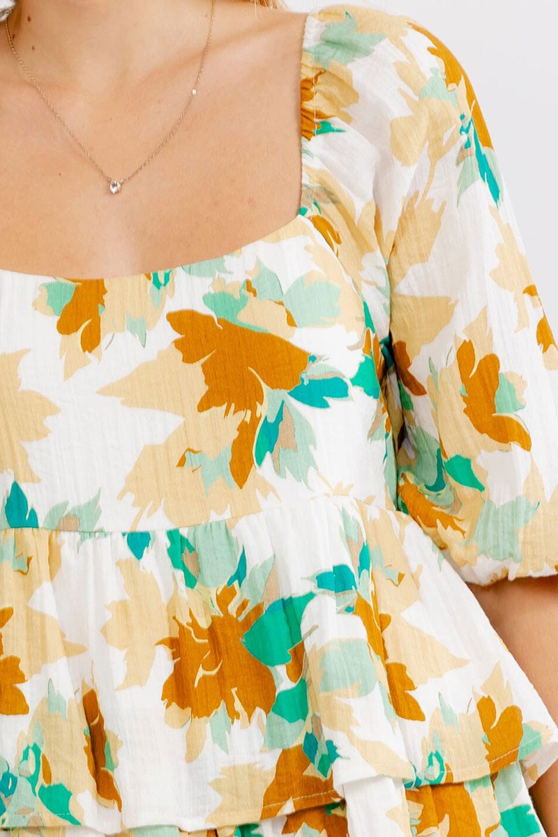 Smock Floral Dress