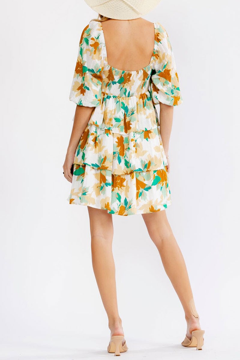Smock Floral Dress