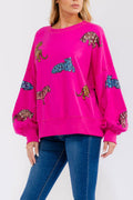 Sequin Cat Sweater