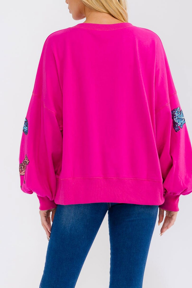 Sequin Cat Sweater