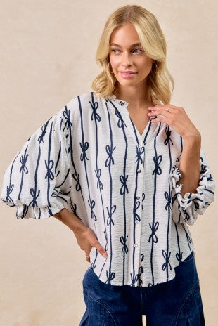 Bow Ribbon Blouse