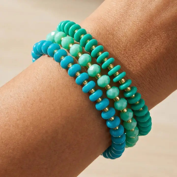 Sea Blue Bracelet Set