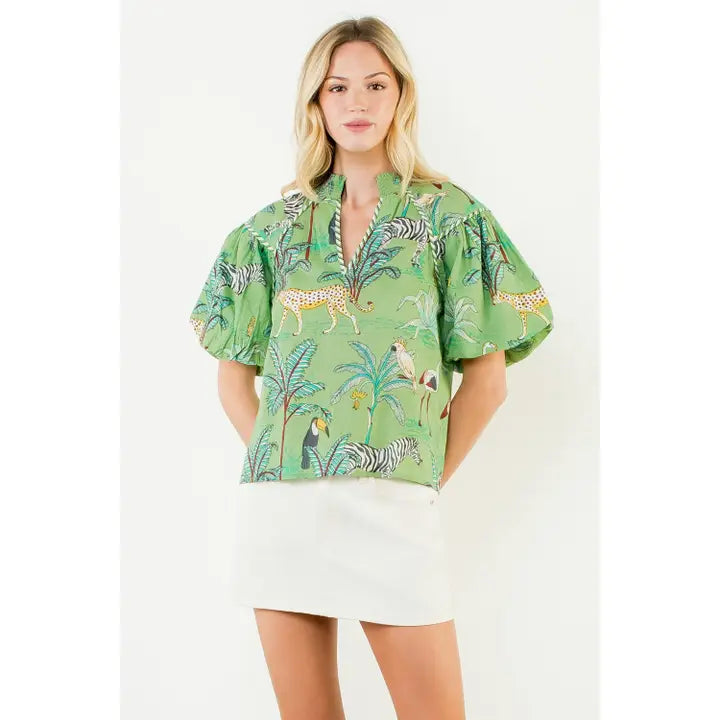 Jungle Chic Top