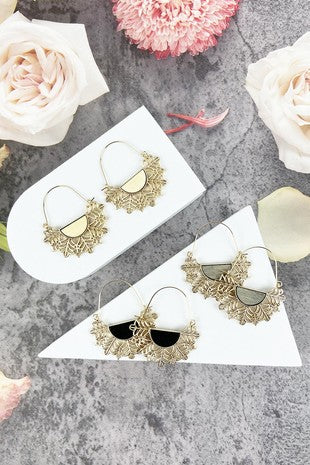 Half Moon Earrings
