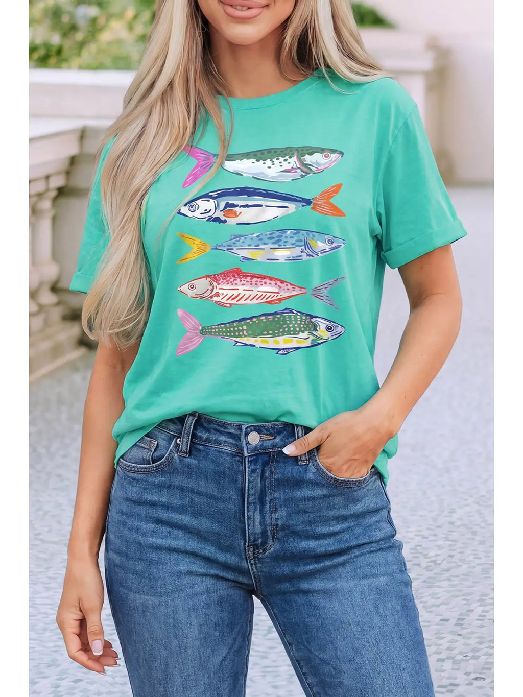 Vibrant Fish Tee