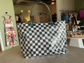 Checker Tote Bag