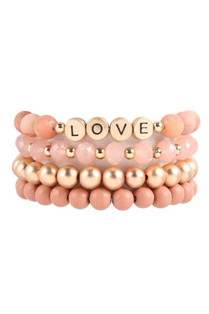 Love Stacked Bracelets