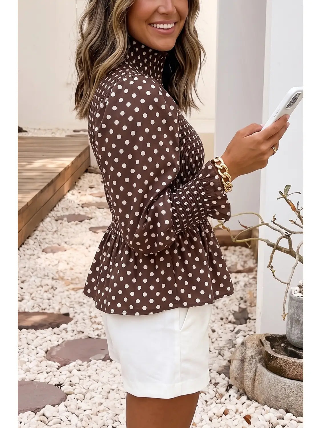 Ruffle Poka Dot