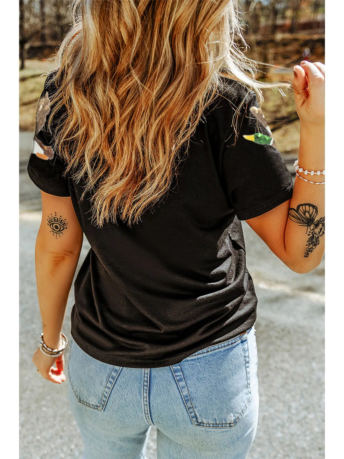 Sequin Mallard Tee