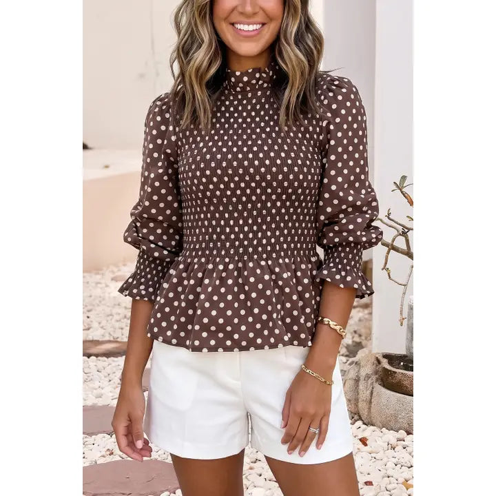 Ruffle Poka Dot
