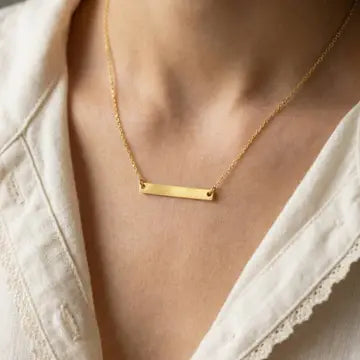 Dainty Bar Necklack