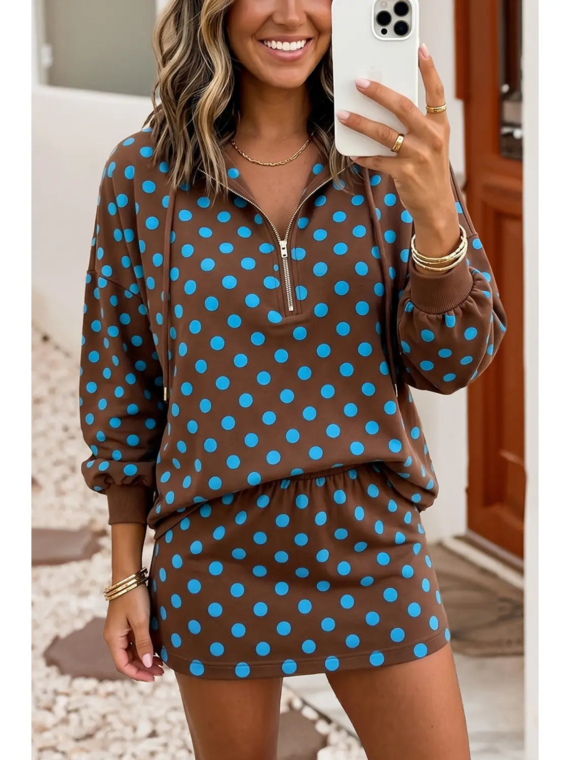 Polka Dot Set- Skort