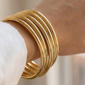 Gold Bangle Set